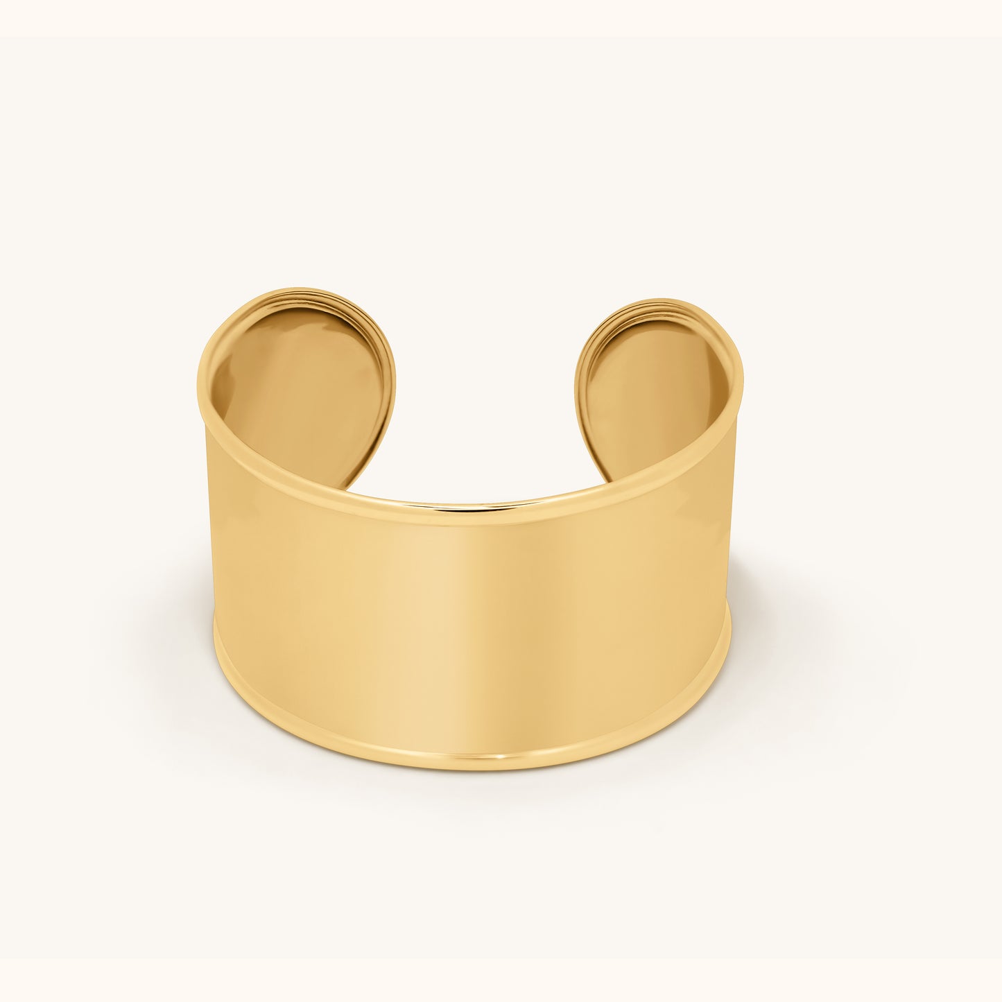 Wide Hammered Cuff Bracelet