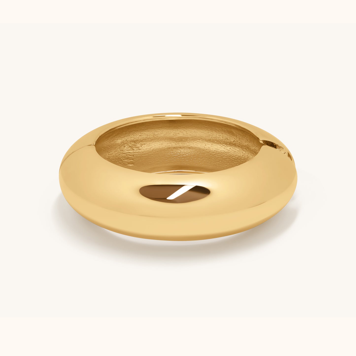 Chunky Round Bangle Bracelet