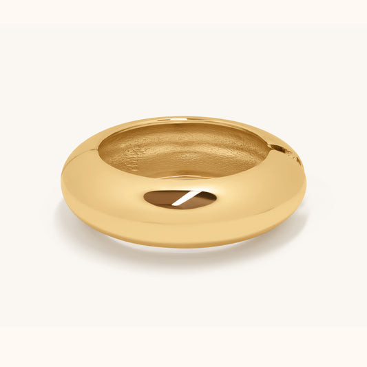 Chunky Round Bangle Bracelet